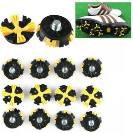 Golfs Spikes Pin,14Pcs Golfs Shoe Spikes Cleats Nonslip Golfs Spikes Pin Replacement Studs Fast Twists Turn Screw Studs