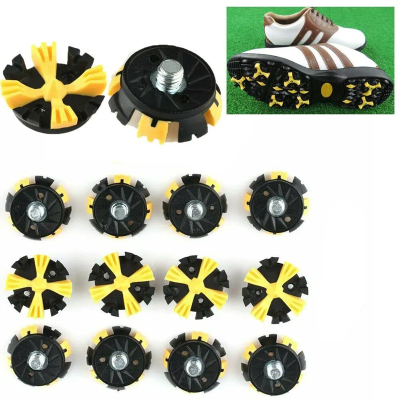Golfs Spikes Pin,14Pcs Golfs Shoe Spikes Cleats Nonslip Golfs Spikes