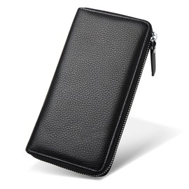 TORIBIO Wallet, Popular, Card Storage, Coin Purse, Skimming, Present,, black (01 black)