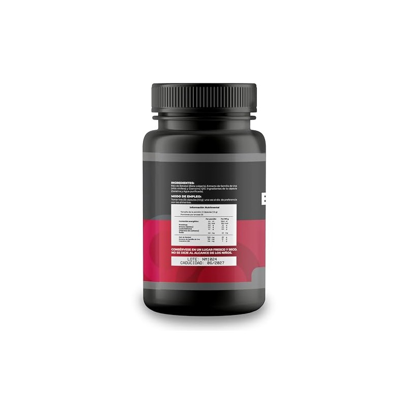Betabel Complex | Beet Root Capsules | Naturales y Sin