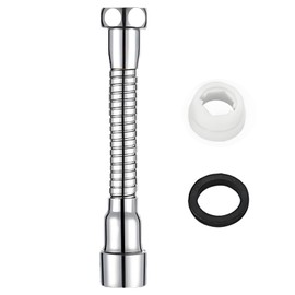 Alriedy 360° Rotating Tap Extension Kitchen 14 cm Flexible Faucet Extender with Adapter for Sink, Bathroom & Toilet