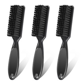 3 Pieces Nylon Brush Hairdressing Cleaning Brush Nail Brush Cleaning Brush Barber Blades Cleaning Brush Tool for Hair Clippers