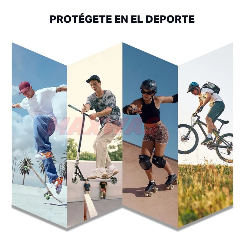 Coderas Rodilleras Protección Casco Patinaje Para Niño,kit 8