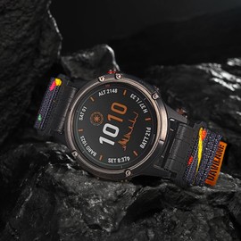 DAVILANE 22mm Tactical Nylon Strap for Garmin, Military Quick Fit Swappable Patches & G-Hook for Fenix/Epix/MARQ/Instinct Series (47mm)