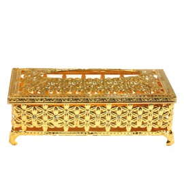 Intense Oud Tissue Box Cover- Golden by Intense Oud