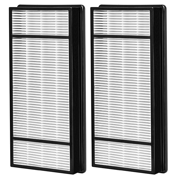2 Pack True HEPA Replacement Filter H Compatible with Honeywell Filter HRF-H1 HRF-H2, Compatible with Honeywell Air Purifiers HPA050, HPA060, HPA150, HPA160, HHT055, HHT155 Series