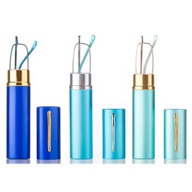 Newbee Fashion - Tube Readers Easy Compact On The Go Small Compact Pen Clip Portable Aluminum Hard Case Classic Spring Hinges Create Your Own Pack