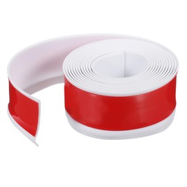 PATIKIL Peel and Stick Molding Trim for Walls, 10 Feet x 2 Inch Baseboard Trim Self Adhesive Wall Molding Trim Flexible PVC for Walls Home Protection Door Window Finishing Trim, Brown