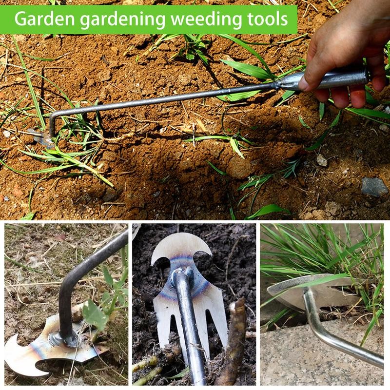 Garden Weed Puller Tool, New Durable Garden Lawn Leveing Rak,Portable