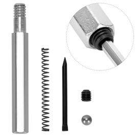 QWORK® Pack of 13 Spot Welding Drill Bits, 3/8 Inch Point Welding Cutter with Hex Shank, for Thin Stainless Steel, Iron, Aluminium Plates