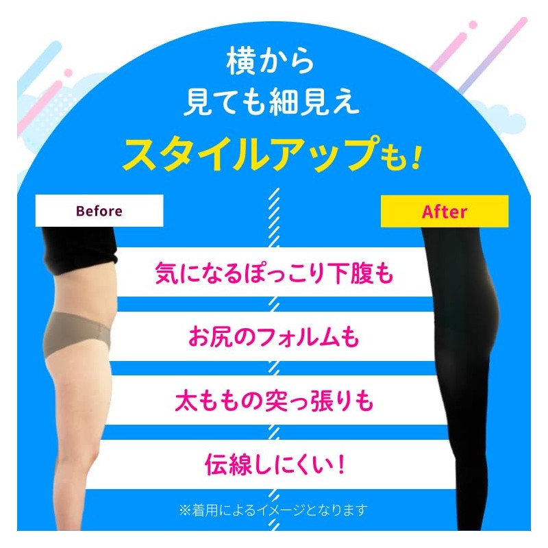 ALICE LEG Women's High Compression Compression Spats (SLIM) Black, Black