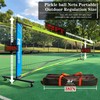 22FT Regulation Size Pickleball Net for Driveway, Outdoor Balls and