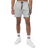 Lonsdale ARDCHARNICH Men's Shorts Regular Fit, Marl Grey/Black, XXL