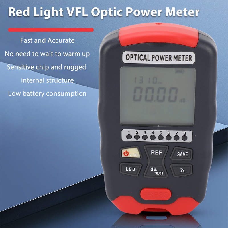 3 in 1 Optical Fiber Power Meter Sensitive Quick Response