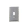 Nostalgic Warehouse 719902 Egg & Dart Switch Plate with Single