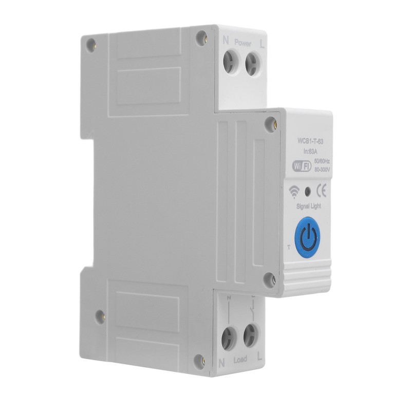 WiFi Circuit Breaker for Tuya APP DIN Rail Mount Remote
