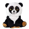 Feisty Pets Black Belt Bobby Plush Stuffed Panda That Turns