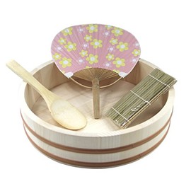 Hangiri set with 30cm diameter, 4-pieces