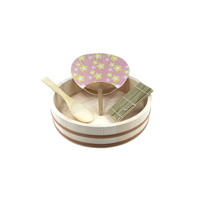 Hangiri set with 30cm diameter, 4-pieces