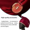 AIDTIS Brand Christmas red Hair Drying Towel Wrap for Women（Button