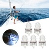 5Pcs Fishing Lure Light Diamond Shape LED Corrosion Resistance Auto