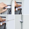 JNNJ Pack of 5 Plastic Luggage Door Locks, RV Door