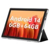 Android Tablet, 10.1 inch Android 14 Tablets 6GB RAM 64GB