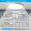 OPPEARL LED Ceiling Light with Radar Motion Sensor, 24 W