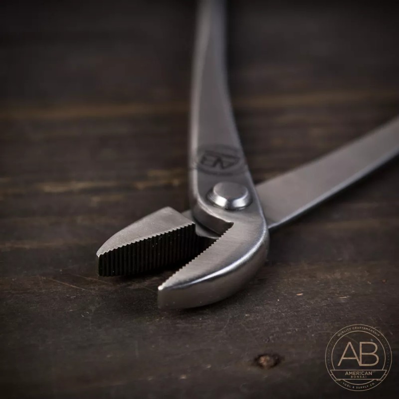 American Bonsai Stainless Steel Pliers: Standard Issue WIDE/ANGLED