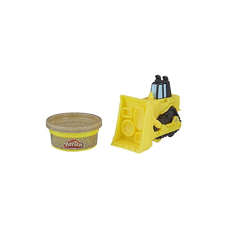 Play-Doh Wheels Mini Bulldozer Toy with 1 Can of Non-Toxic