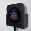MOBILEFOX Wall Mount Router Holder Black for Netgear Nighthawk M1