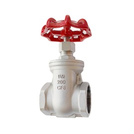 MYWERO 304 Stainless Steel Gate Valve, 1-1/2" NPT Stainless Steel Female Threaded Rotary globe valve for water flow switches, fuel water vapor, air switches, for sump pumps and air compressors DN40