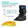 SuperConfort Bota Walker Corta Ft018 Neumática Válvula Aire | Altura