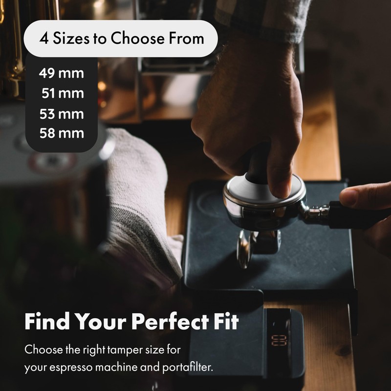 LuxHaus 53mm Espresso Tamper - Premium Barista Coffee Tamper with