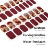Semi Cured Gel Nail Strips - NAILOG 34 Pcs Gel