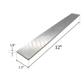 4 Pack 1084 Steel for Knife Making-12 x1.5 x1/8" Steel Flat Stock,Knife Blanks for Knife Making,Flat Steel Bars