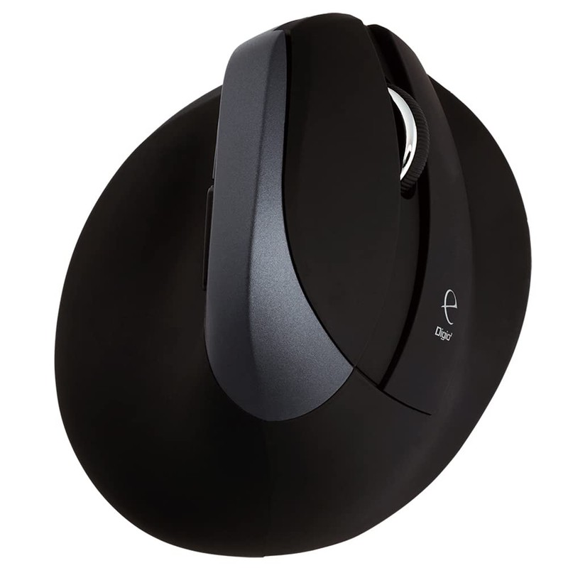 Nakabayashi Z0509 Digio2 Ergonomic Mouse, Wireless, Silent, 5 Buttons, BlueLED,