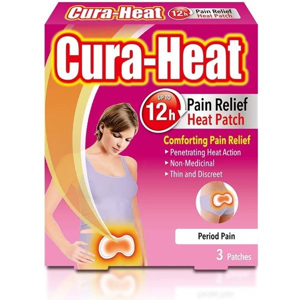 Cura-Heat Period Pain Pads, 3 pads