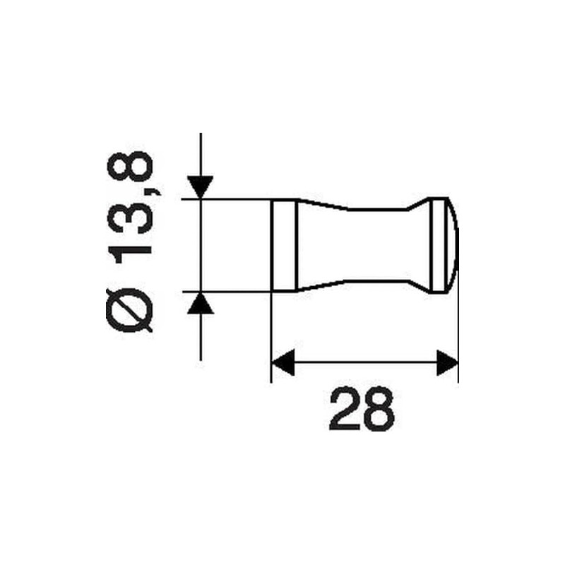 Emco Rondo 2 507500100 Towel Hook Small Chrome