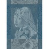Garnier Thiebaut 44259 Tea Towel Femme A La Perle Bleu