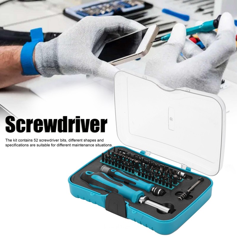 Screwdriver MultiShape Magnetic Bit Manual Tightening Set Metal Repair Replacement