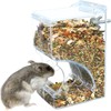 300ML Hamster Auto Feeder, Automatic Dispenser for Dwarf Hamster Small
