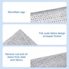 Paicreate 4 PCS Double Layer Wire Dishwashing Cloths, Non Scratch