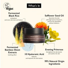 haruharu wonder [haruharu wonder]*renewal* Wonder Black Rice Hyaluronic Cream 50ml (Unscented)