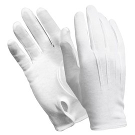 Sndperiexam 2 Pcs White Uniform Gloves Formal Tuxedo for Cosplay Party Wedding Jewelry Check Police Server Funeral Honor Guard Parade