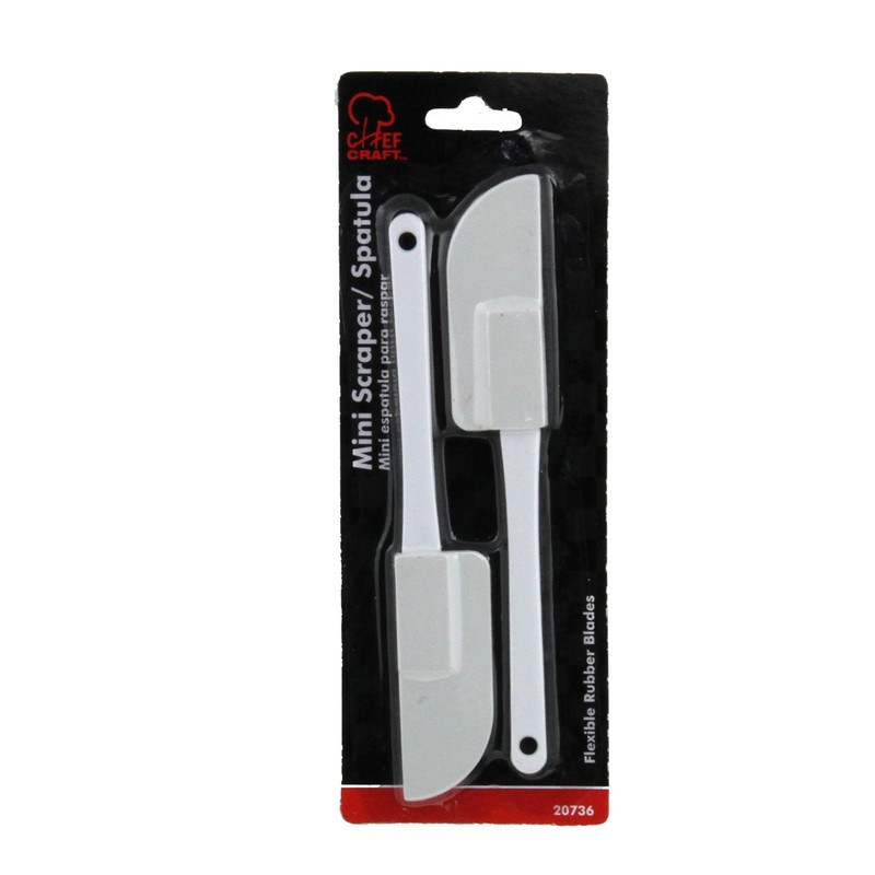 Chef Craft Select Plastic Mini Spatula Set, 6 inches in