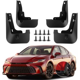 XUKEY 4x Mud Flaps For 2024 2025 Toyota Camry SE XSE Splash Guards Mudguard Front Rear