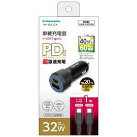 Tama Electronics Industries PD20W Car Charger CtoC Model Number: TKP132UCCCK