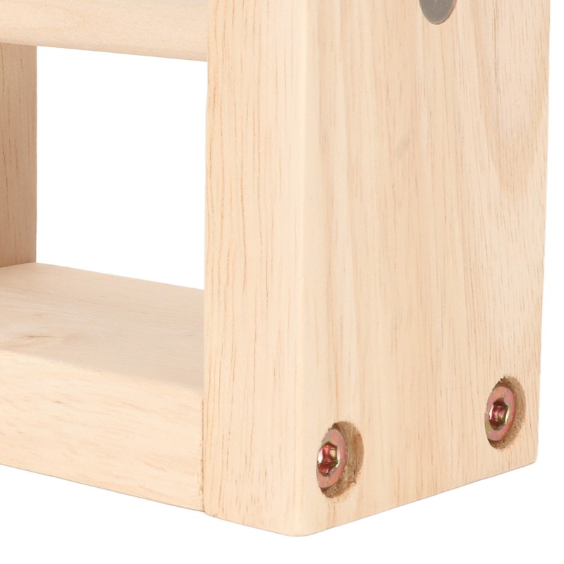 Wooden Yarn Holder 5.1in Long Sturdy Smoothing Rotatable Easy Assembly