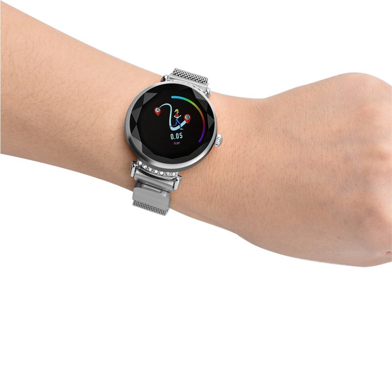 Smart Sports Watch Bracelet Bluetooth Waterproof Heart Rate Monitor Women
